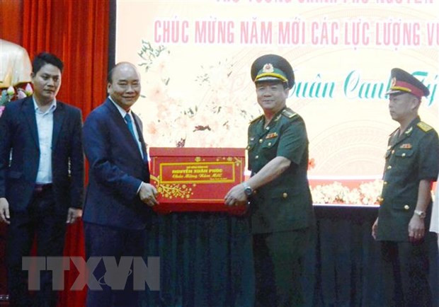 Le Premier ministre Nguyên Xuân Phuc formule ses vœux du Têt à Dà Nang ảnh 1 Le Premier ministre Nguyên Xuân Phuc formule ses vœux du Têt à Dà Nang ảnh 1