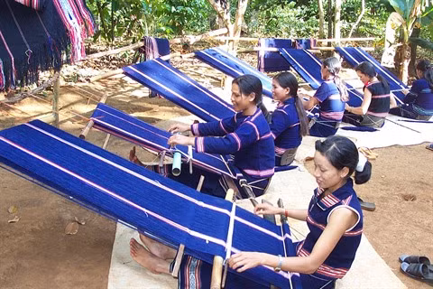 Le retour du brocart vietnamien dans la mode internationale ảnh 1