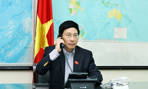 Vietnam - Etats-Unis : entretien téléphonique Pham Binh Minh - John Kerry ảnh 1 Vietnam - Etats-Unis : entretien téléphonique Pham Binh Minh - John Kerry ảnh 1