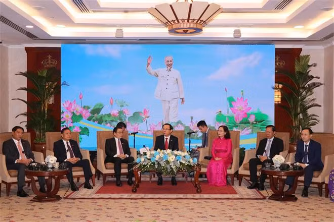 Hô Chi Minh-Ville promeut la coopération multiforme avec des localités lao ảnh 1