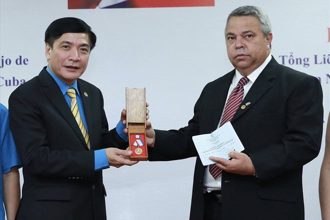 Renforcement des relations syndicales entre le Vietnam et Cuba ảnh 1 Renforcement des relations syndicales entre le Vietnam et Cuba ảnh 1