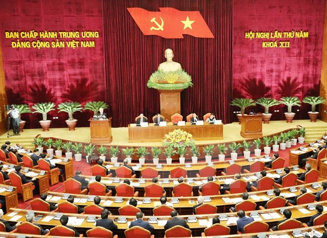 Ouverture du 5e Plénum du Comité central du Parti communiste du Vietnam (12e mandat) ảnh 1 Ouverture du 5e Plénum du Comité central du Parti communiste du Vietnam (12e mandat) ảnh 1