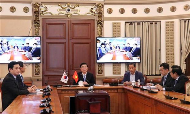 Hô Chi Minh-Ville et Busan vont mettre en place un groupe de travail intersectoriel ảnh 1 Hô Chi Minh-Ville et Busan vont mettre en place un groupe de travail intersectoriel ảnh 1