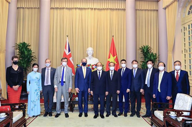 Le chef de l’Etat reçoit le ministre britannique Dominic Raab ảnh 2 Le chef de l’Etat reçoit le ministre britannique Dominic Raab ảnh 2