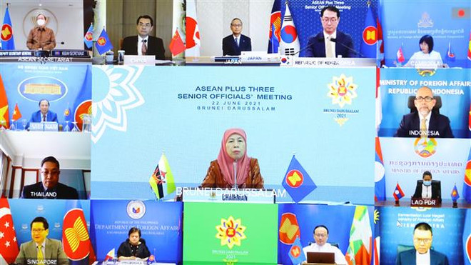 Réunion en ligne des hauts officiels de l'ASEAN+3 ảnh 1 Réunion en ligne des hauts officiels de l'ASEAN+3 ảnh 1