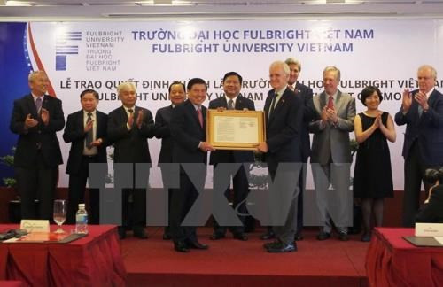 Les Etats-Unis financent de 15,5 millions de dollars à l'Université Fulbright du Vietnam ảnh 1 Les Etats-Unis financent de 15,5 millions de dollars à l'Université Fulbright du Vietnam ảnh 1