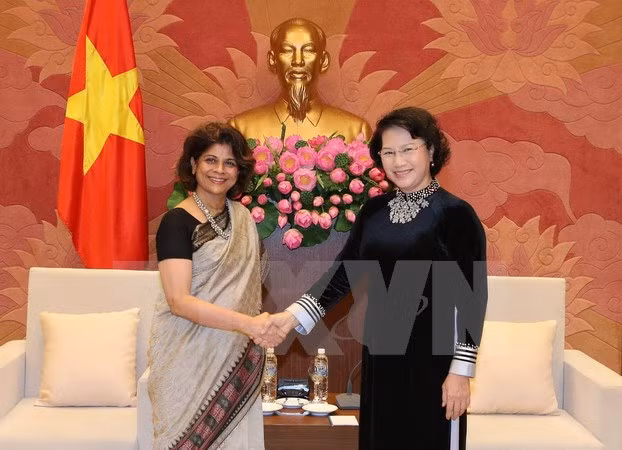 La présidente de l’Assemblée nationale reçoit la coordinatrice résidente de l’ONU ảnh 1