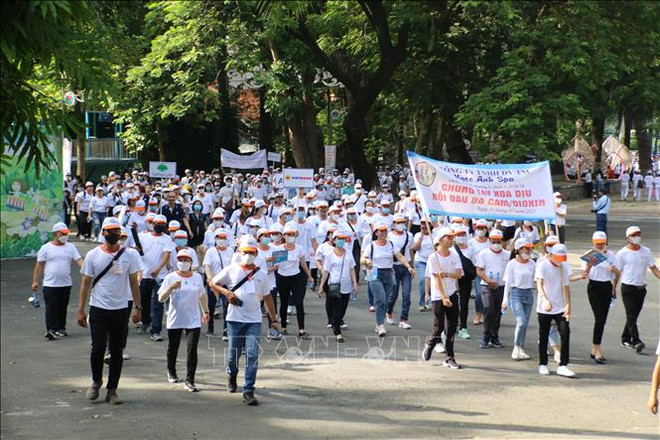 Marche pour les victimes de l’agent orange/dioxine à Hô Chi Minh-Ville ảnh 1 Marche pour les victimes de l’agent orange/dioxine à Hô Chi Minh-Ville ảnh 1