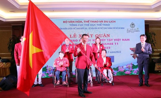 ASEAN Para Games 11 : cérémonie de départ de la délégation nationale ảnh 3 ASEAN Para Games 11 : cérémonie de départ de la délégation nationale ảnh 3