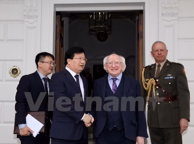 Le vice-Premier ministre Trinh Dinh Dung termine sa visite officielle en Irlande ảnh 1