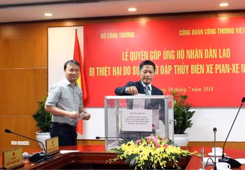 Poursuite des aides au Laos après l'effondrement du barrage Xepian-Xe Namnoy ảnh 1