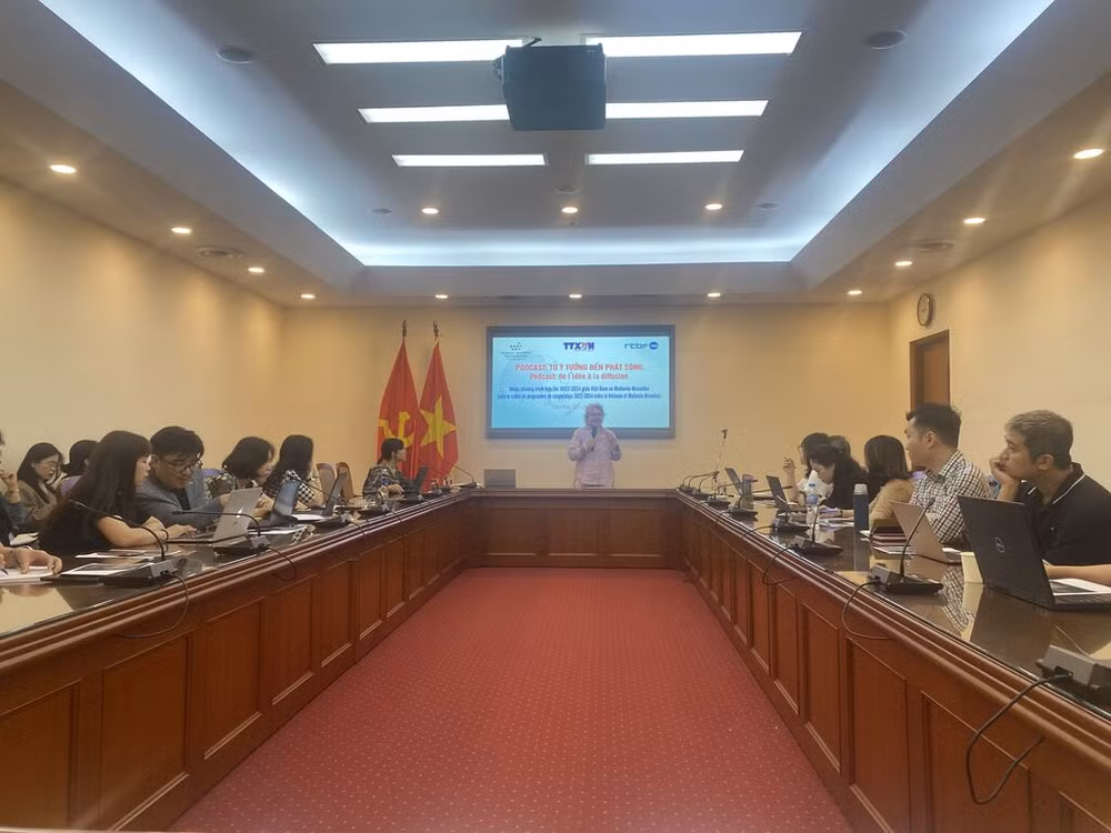 Inauguration d’une formation de podcast à destination des journalistes ảnh 1