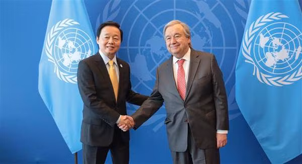 Le vice-PM Tran Hong Ha tient des rencontres bilatérales à New York ảnh 2