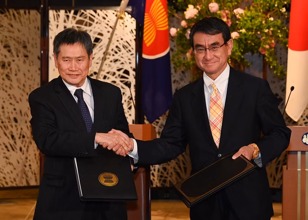 L’ASEAN et le Japon signent l'accord de coopération technique ảnh 1
