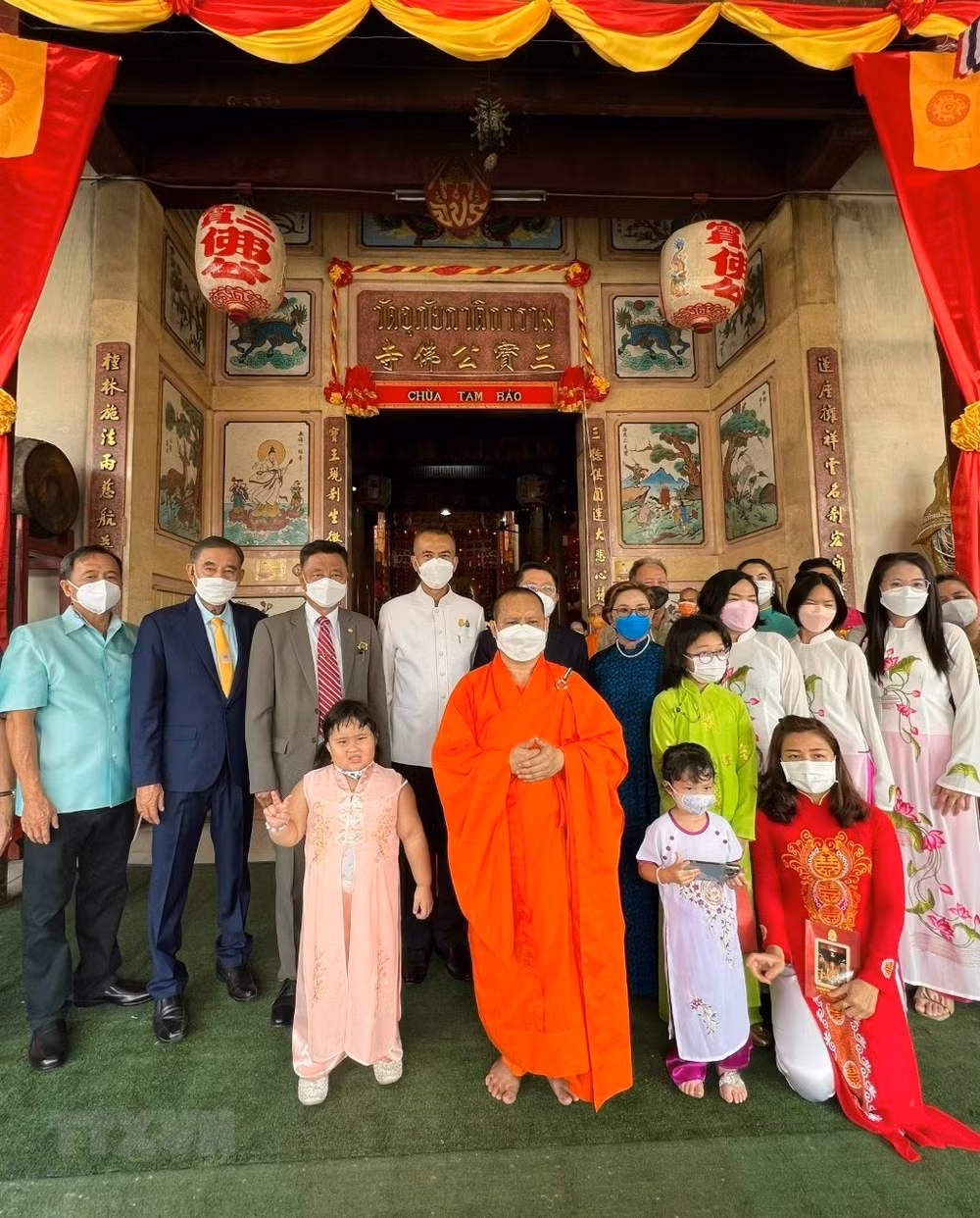 Inauguration des plaques en vietnamien de deux pagodes en Thaïlande ảnh 2