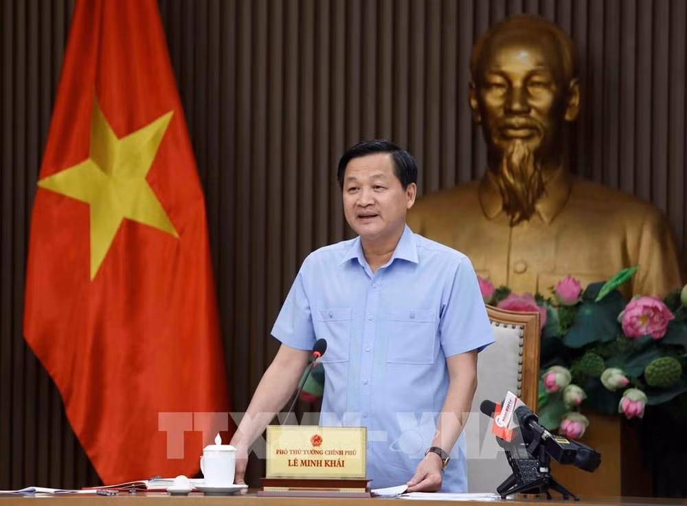 Le vice-PM Lê Minh Khai exhorte à améliorer les mécanismes de décaissement du plan de relance socio-économique ảnh 1