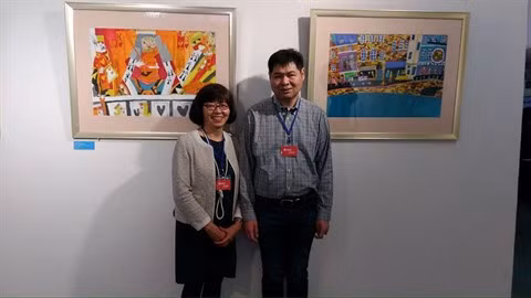 Peinture : une soixantaine d’œuvres d’artistes autistes exposées à Hanoï ảnh 4