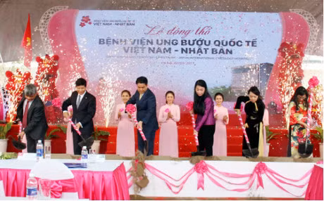Mise en chantier de l'Hôpital international d'oncologie Vietnam-Japon ảnh 1