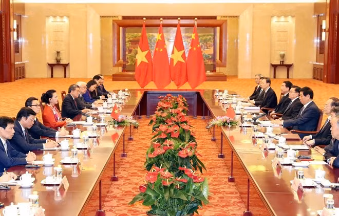 La présidente de l’AN vietnamienne conclut sa visite officielle en Chine ảnh 1