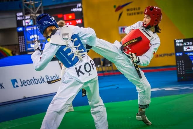 Taekwondo : une Vietnamienne remporte la 1ère médaille d'argent aux Championnats du monde 2017 ảnh 1