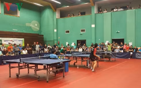 Tournoi d’amitié de ping-pong des Vietnamiens en Europe ảnh 1