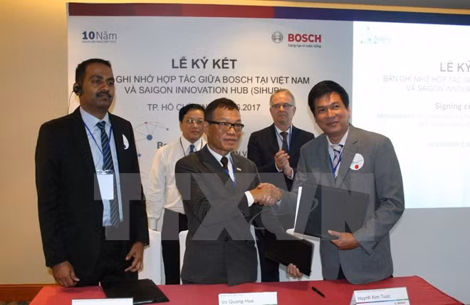 Le groupe allemand Bosch soutient la start-up innovante au Vietnam ảnh 1