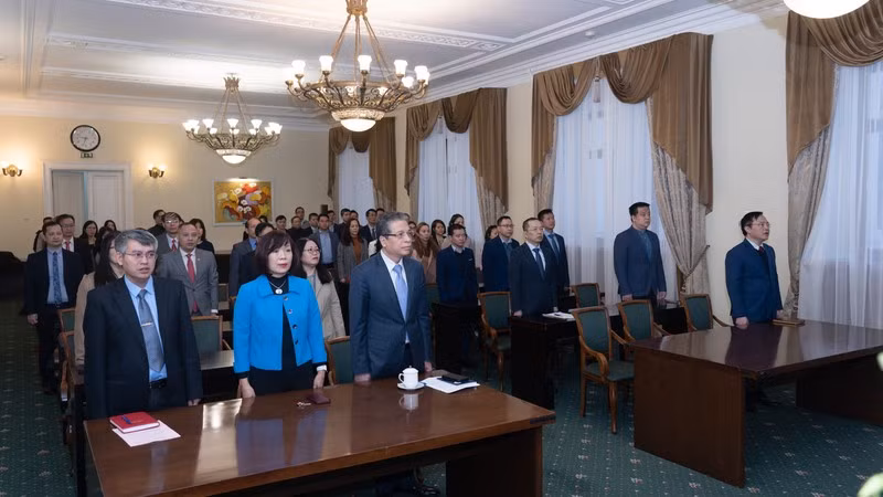 Le 93e anniversaire du Parti communiste du Vietnam célébré en Russie ảnh 1