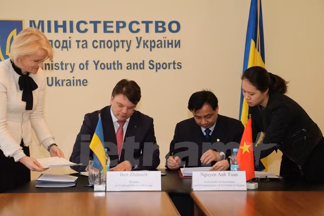 Le Vietnam et l'Ukraine renforcent leur coopération dans le secteur sportif ảnh 1