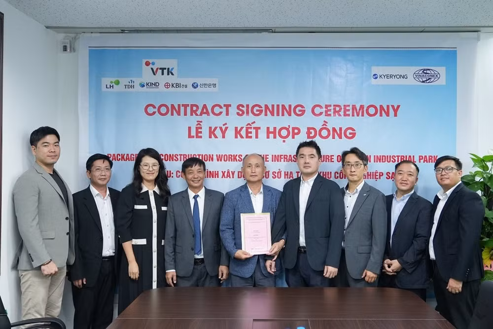 Kyeryong-Vinaconex remporte une enveloppe d’adjudication à Hung Yên ảnh 2