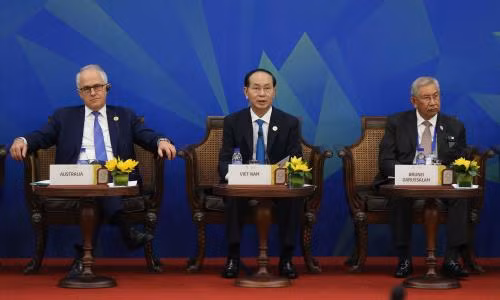 Déclaration à la presse du Président du Dialogue informel des dirigeantes de l’APEC et de l’ASEAN ảnh 1