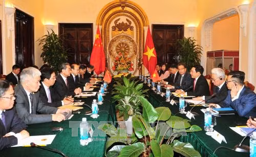 Vietnam-Chine: Entretien entre Pham Binh Minh et Wang Yi ảnh 1