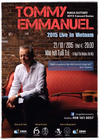 Le guitariste légendaire Tommy Emmanuel se produira au Vietnam ảnh 1