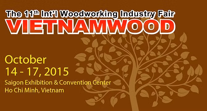 1.200 machines de traitement du bois à la foire-exposition «Vietnamwood 2015» ảnh 1