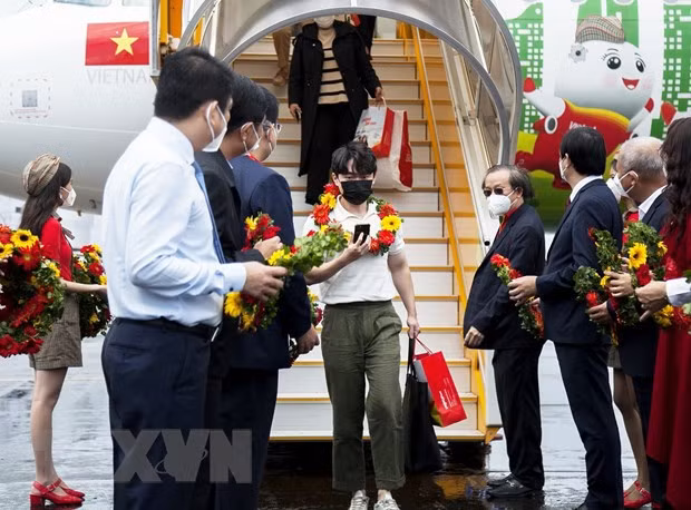 Kien Giang: retour des premiers touristes étrangers sur l'île de Phu Quoc ảnh 2