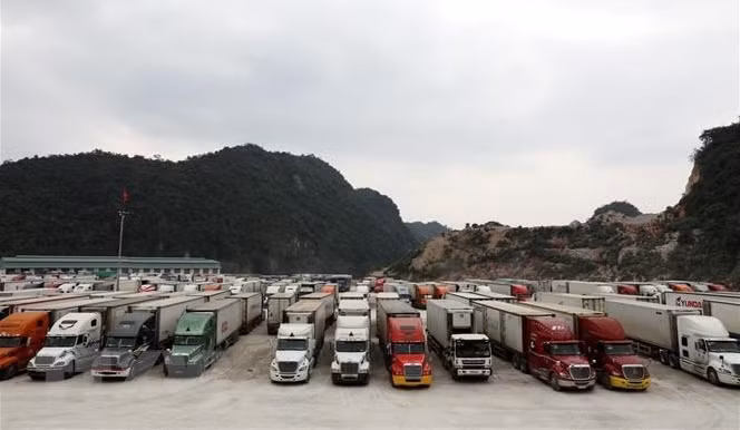 Efforts pour régler la congestion des marchandises à la porte-frontière Vietnam-Chine ảnh 1