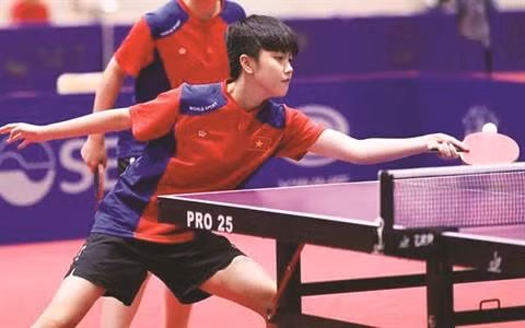Trân Mai Ngoc, la future étoile du tennis de table vietnamien ảnh 1