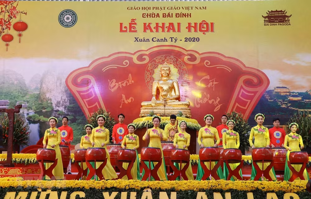 Ouverture de la fête de la pagode Bai Dinh 2020 ảnh 1 Ouverture de la fête de la pagode Bai Dinh 2020 ảnh 1