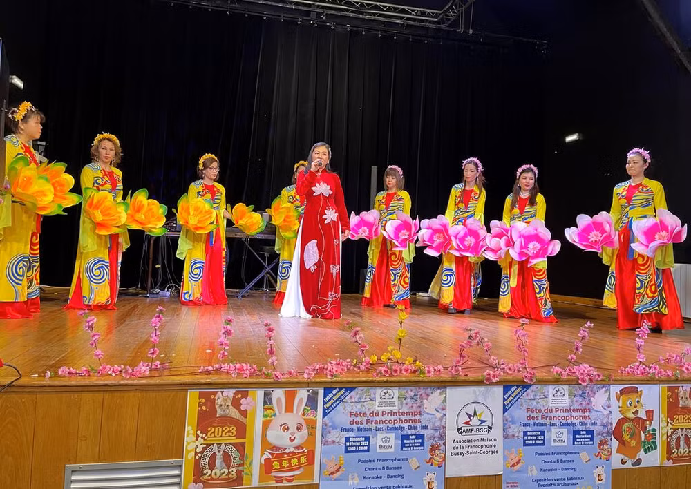 Le Vietnam brille à une fête de pays asiatiques francophones en France ảnh 1 Le Vietnam brille à une fête de pays asiatiques francophones en France ảnh 1