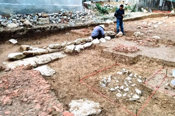 Les restes de la pagode du 10ème siècle ont été mis au jour ảnh 1 Les restes de la pagode du 10ème siècle ont été mis au jour ảnh 1