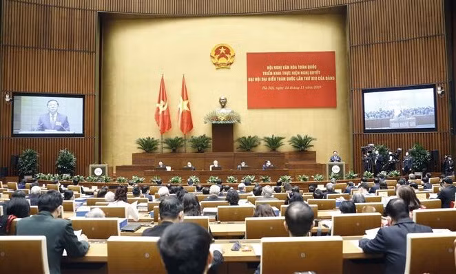 L’ouverture de la Conférence culturelle nationale sur la mise en œuvre de la Résolution du Parti ảnh 1
