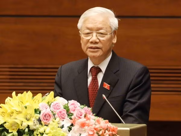 Le secrétaire général Nguyen Phu Trong lance un appel pour contenir le COVID-19 ảnh 1