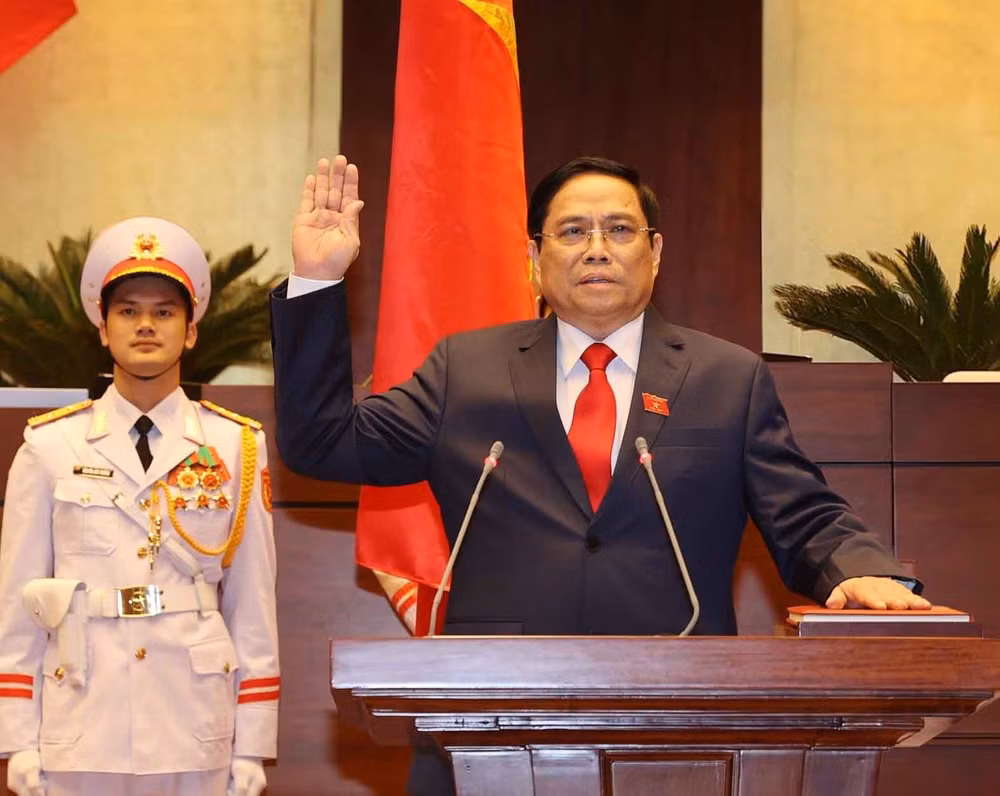 PM Pham Minh Chinh : Edifier un Etat de droit socialiste du peuple, pour le peuple et par le peuple ảnh 1
