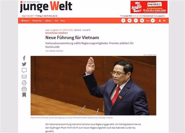 La presse allemande apprécie le nouveau leadership du Vietnam ảnh 1