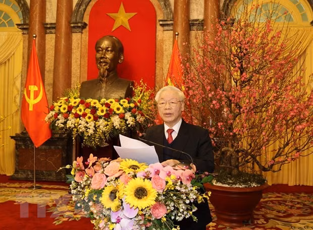 Nguyen Phu Trong appelle à construire un pays plus prospère et heureux ảnh 1