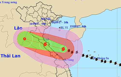 Le typhon Doksuri va frapper le Centre dans quelques heures ảnh 1