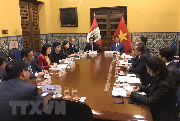 Une délégation du Comité du Parti de Hanoï en visite de travail en Argentine et au Pérou ảnh 1