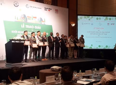 Remise des prix "Start-up - Innovation adaptée aux changements climatiques" ảnh 1