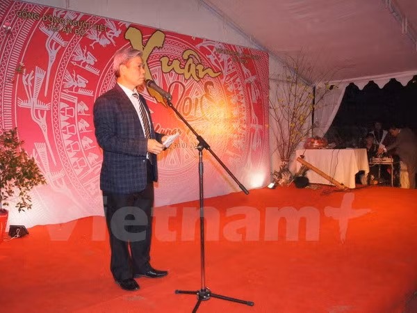 Les Vietnamiens à l'étranger accueillent le Têt traditionnel du Singe ảnh 3