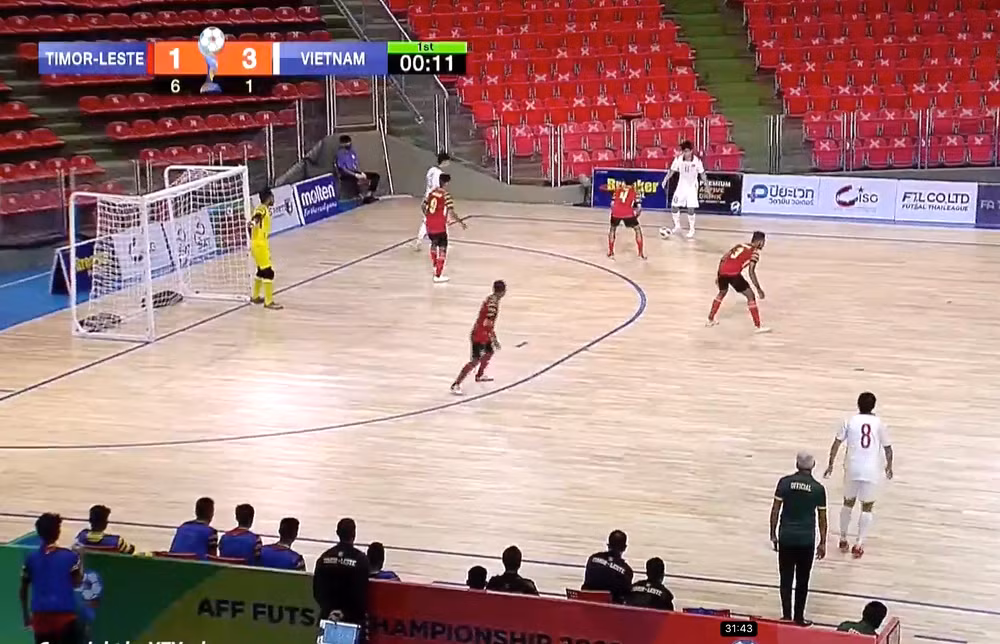 Championnat de futsal d'Asie du Sud-Est: le Vietnam écrase le Timor-Leste ảnh 1