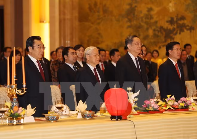 Le secrétaire général Nguyên Phu Trong réaffirme l’amitié Vietnam-Chine ảnh 1